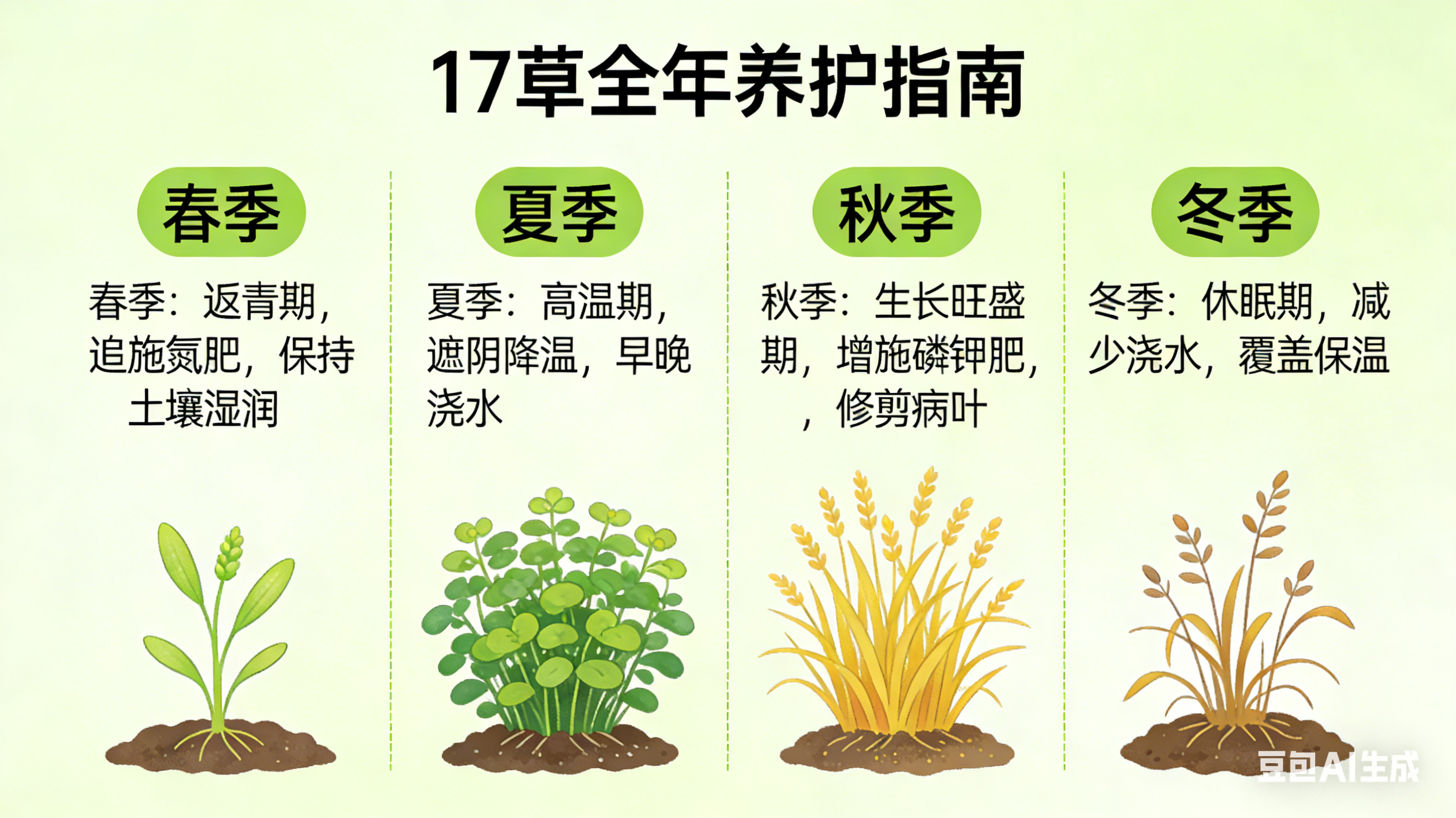 17草全年养护指南